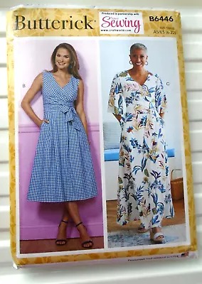 Uncut Butterick Maxi Dress +short Length Sleeve Option Pattern Multisize A5 6-14 • £4.25