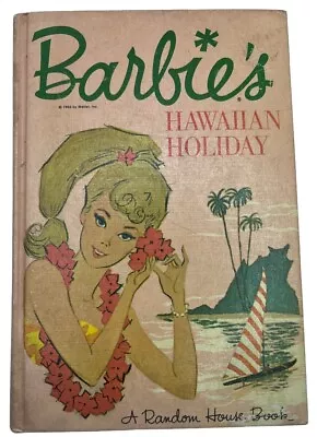 Vintage Barbie’s Hawaiian Vacation 1960’s Random House Hardcover Book • $54.99