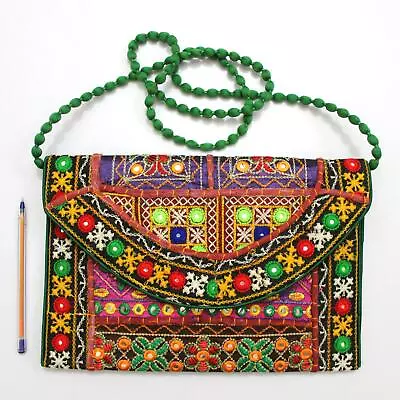 Vintage Tribal Banjara Indian Handmade Ethnic Women Purse Stylish Clutch Bag I • $17.99