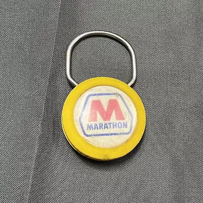 Vintage Marathon Gas Keychain Fob • $12.85