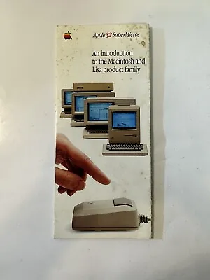 £81.93 • Buy Vintage Rare Apple 32 Supermicros Macintosh Lisa Introduction Flyer