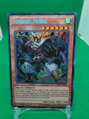 Yosenju Misak - THSF-EN002 - Secret Rare - 1st Edition X3 - Near Mint • $2.50