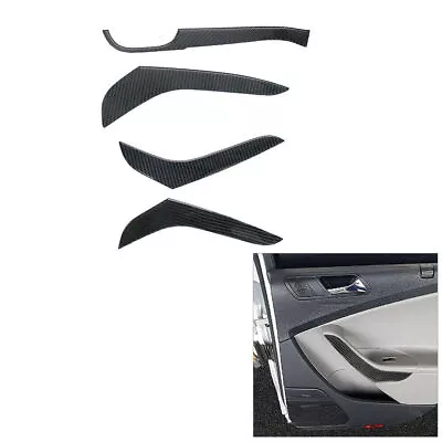 For Volkswagen Passat Carbon Fiber Interior Door Armrest Panel Cover Trim 4Pcs • $53.60