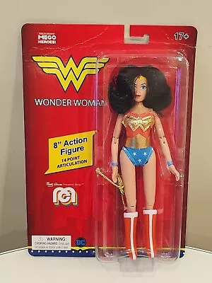 Mego Heroes  Wonder Woman 8  Action Figure 14 Pts Articulation NIB • $9.95