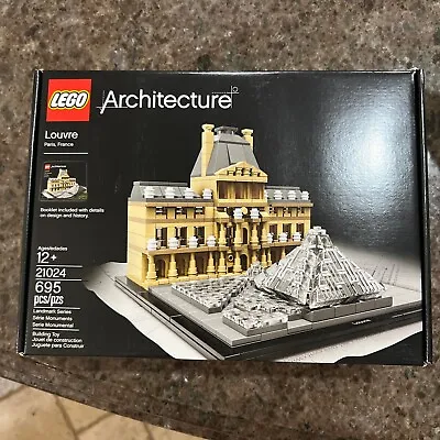 New & Retired 2015 LEGO Architecture  The Louvre  Set #21024 With 695pcs. • $149.99