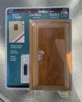 Carlon Musical Chime RC3636 Wood Grain Wireless 150 Ft Range 13 Sounds NISP Read • $28.88