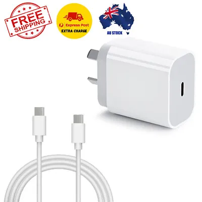 20W USB Type-C FAST Wall Charger Adapter QC3.0 For Iphone Pro Max Ipad Samsung • $15.95