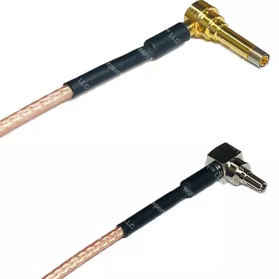 RG316 MS156 Male Angle Long To CRC9 MALE ANGLE RF Cable Rapid-SHIP LOT • $11.24