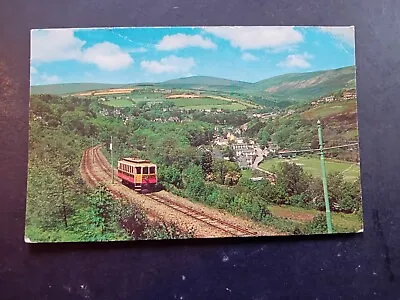 Vintage Postcard Isle Of Man Laxey Valley And Snaefell Train Unposted • £0.99