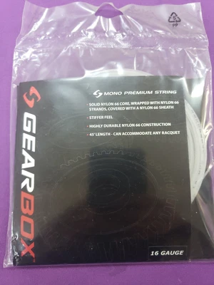 $14.95 • Buy GEARBOX CLEAR MONO String 16 Gauge 45 Feet Package String / 1 Pack