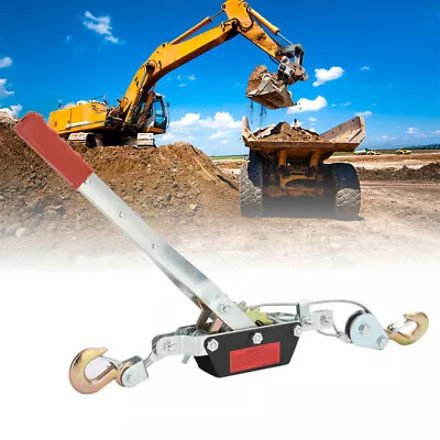 £29.89 • Buy 2 Ton Heavy Duty Cable Puller Hand Winch Fencing Turfer For Car Boat Trailer
