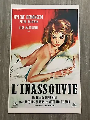 L'INASSOUVIE 11x17  Movie Poster/Print FVF 7.0 Mylene Demongeot / French • $15.25