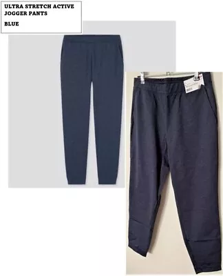 $25 • Buy Nwt Uniqlo Women Ultra Stretch Active Jogger Pants | Blue | Medium