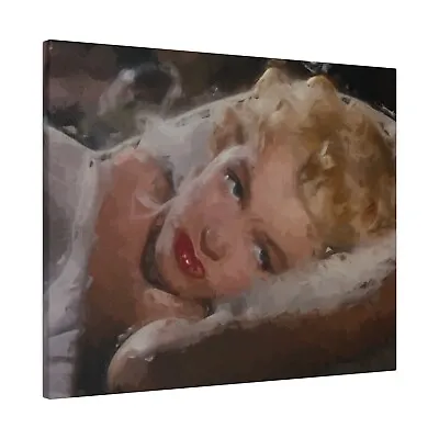 Marilyn Monroe Canvas Framed Art By Dãvę Grãńt 20  X 16  • $45.01
