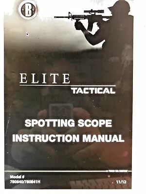 Bushnell Leupold Celestron Dedal Rifle/spotting Scopes Binoculars Manuals  +more • $15.75