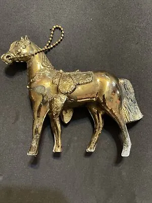 $9.99 • Buy Vintage 1940’s-50’s Cast Pot Metal Horse Carnival Prize Gold Color