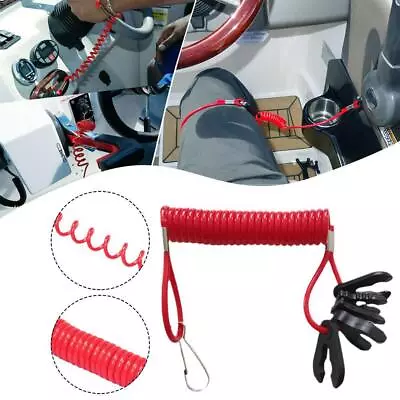 Boat Kill Engine Stop Switch Safety Lanyard Clip For YAMAHA Outboard Motor • $3.49