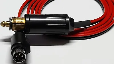 Avtex TV 12V Power Lead 4 Pin To Hella Round Plug W153D W164DR W163DR 2 Metres • £20.95