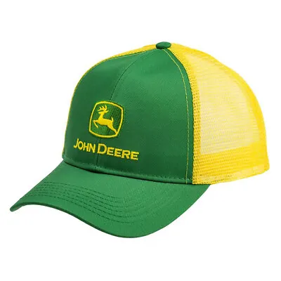 £17.99 • Buy John Deere Green & Yellow Trucker Cap