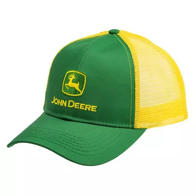 £17.99 • Buy John Deere Green & Yellow Trucker Cap
