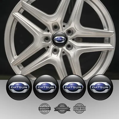 Set Of 4 Silicone Center Wheel Cap Stickers Datsun Emblem Logo Decals Rims • $66.01