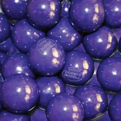 Dubble Bubble GRAPE Purple Gumballs BUBBLE GUM 1 Inch Gum Balls 5LBS Fresh  • $25.97