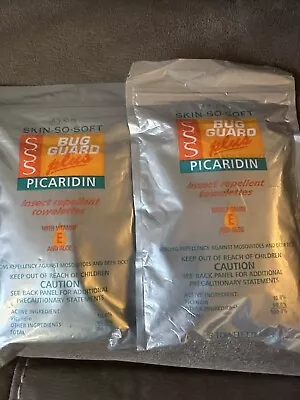 2 Pack AVON SKIN SO-SOFT BUG GUARD Insect Repellent Plus Picaridin 8 Towelettes • $19.50