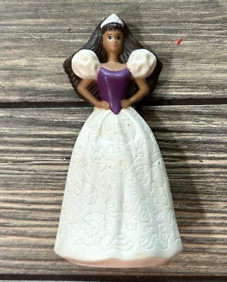 VTG 1991 Mattel Barbie MY FIRST BARBIE Bride #8 McDonalds Brunette Kids Toy • $12.50