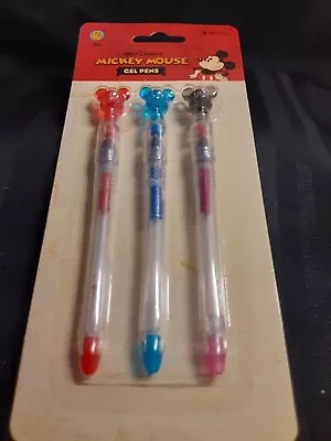 Vintage Collectible Disney Mickey Mouse Gel Pens New In Original Packaging • $5