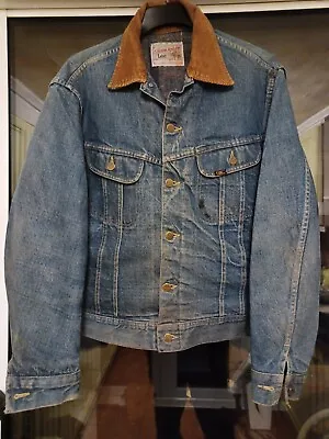 Vintage Lee STORM RIDER Denim BLANKET LINED Jacket • £125