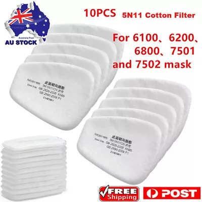 5N11 Cotton Filter 6001CN Filter Box Replacement For 6200 6800 7502 Series Mask  • $25.89