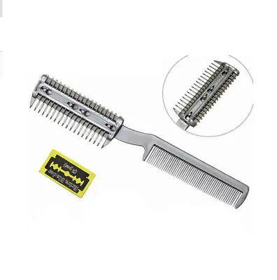 Dog/Cat/Pet Hair Trimmer Comb Shedding Grooming Razor Cutter Blade Comb Trimmer • £3.59