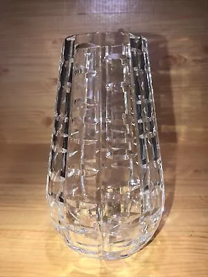 Waterford Crystal  Tralee   7  Ladder Pattern  Crystal Vase.. Ireland • $37