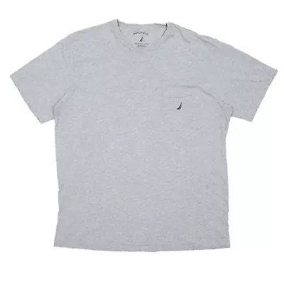 NAUTICA T-Shirt Grey Short Sleeve Mens L • £7.99