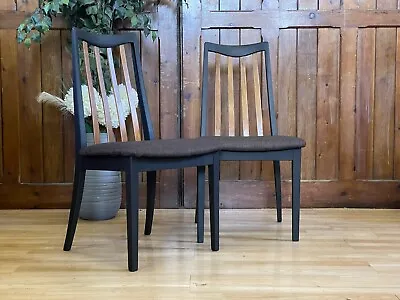 Vintage Pair G Plan Fresco Dining Chairs  Retro Teak Mid Century Kitchen Chairs • £225