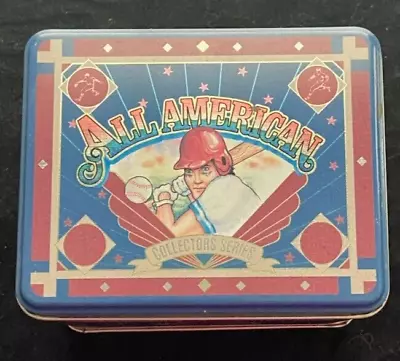 Vintage All American Collector Series Baseball Tin • $5.95