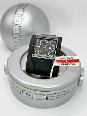 Men's Watch Momodesign Black Titanium MD077 Swiss Dual Movement Made In Italy • $655