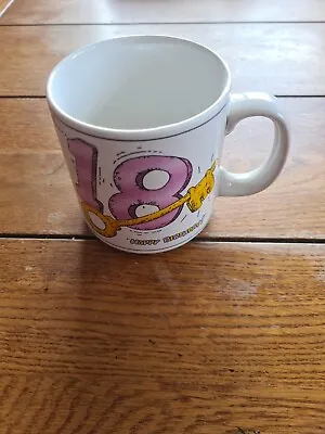 £5.49 • Buy Vintage (1986)Sad Sam & Honey 18th Birthday Mug Unused