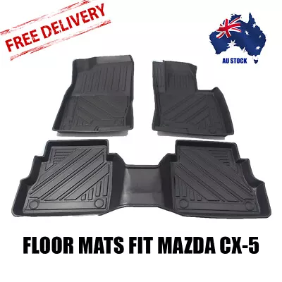 Heavy Duty Premium Waterproof Floor Rubber Mats 3pc Set Fit Mazda CX5 2017-2023 • $109.95