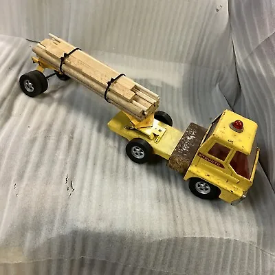 VINTAGE STRUCTO PRESSED STEEL  TURBINE Log Hauler Semi Truck • $35