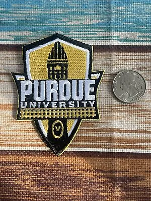 PU Purdue Boilermakers Vintage Embroidered Iron On Patch 3.5” X 2.5” • $6.79