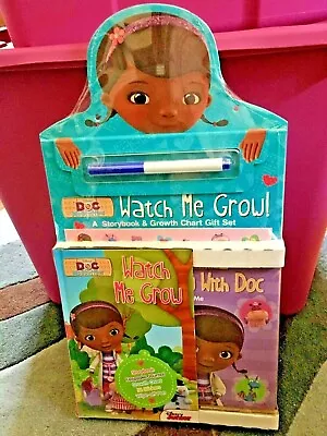 Watch Me Grow A Storybook & Growth Chart Gift Set Disney Junior Doc McStuffins • $15