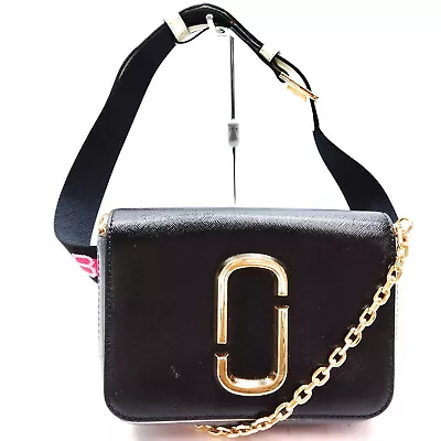 MARC JACOBS Waist Pouch Bag  Black Leather 1052867 • $6.50