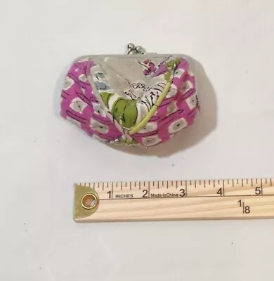 Vera Bradley Coin Purse Kisslock Watercolor Retired 2011 • $11.99