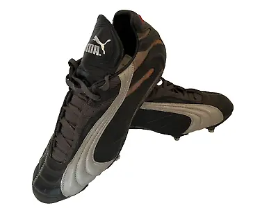 Vintage Puma Football Boots Made In Slovak Republic Leather 90's New • $212.78