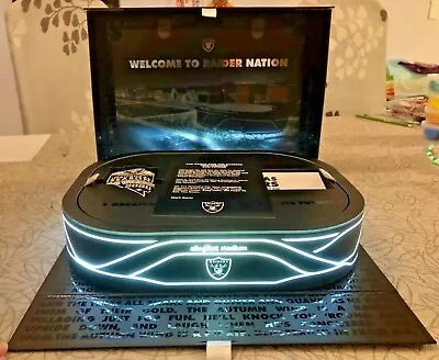 Las Vegas Raiders Allegiant Stadium Inaugural Season Club Seat Collector's Box • $999.95