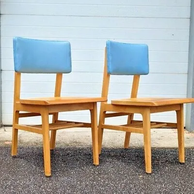 $195.50 • Buy (2) GUNLOCKE Mid Century Cafe Dining Chairs Styled After McCobb Thonet Nagano