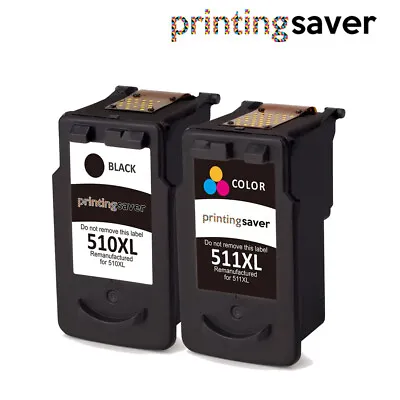 £30.29 • Buy Remanufactured LOT Ink For PG510CL511 Canon Pixma IP2702 MP230 MP235 MX360 MX410