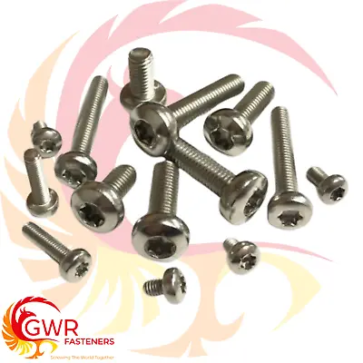 Torx Pan Head Machine Screws M2 M2.5 M3 M4 M5 - A2 Stainless Steel • £26.03