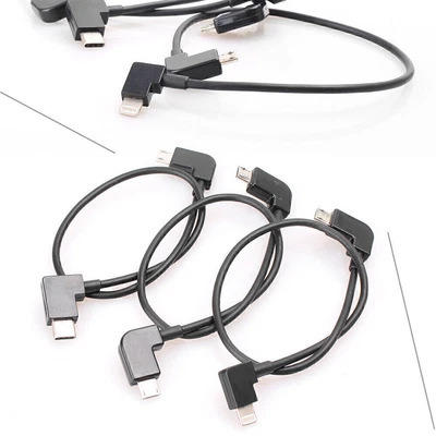 $12.60 • Buy 90�� IOS Micro Type C USB Cable OTG For DJI Spark/Mavic Pro IPhone Android
